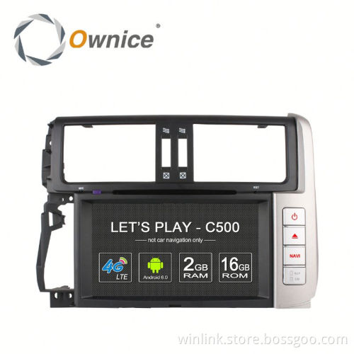 Ownice Android 6.0 touch screen Stereo car GPS video RADIO for Toyota Prado 2013 with dvd wifi bluetooth GPS rds
